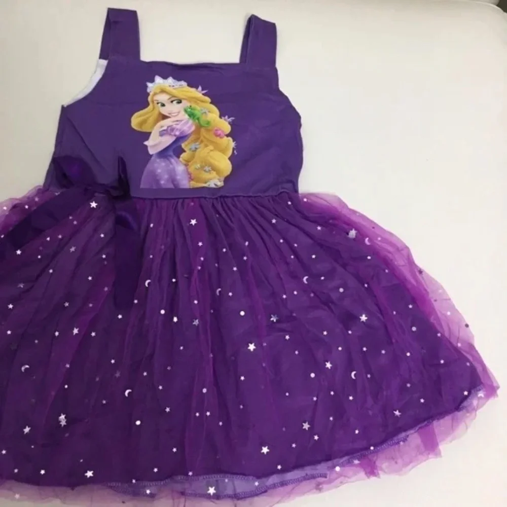 Boutique Luxury Princess Rapunzel Cute Sparkly Dress - Picture 3 of 7